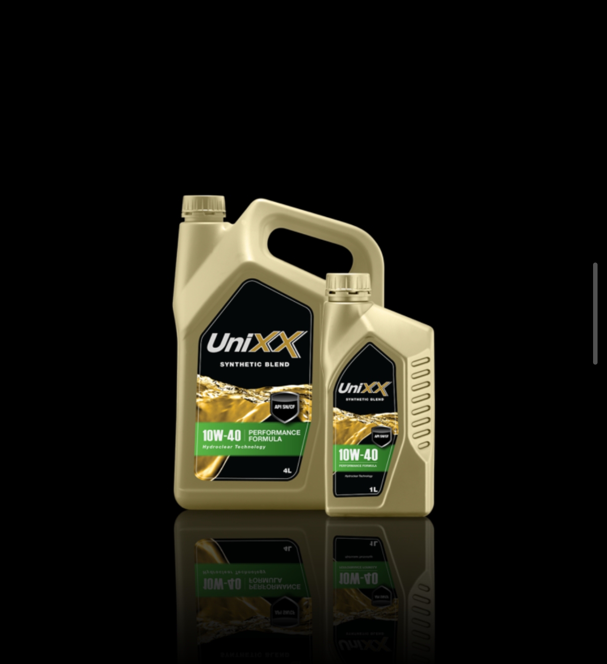 Unixx 10W-40 Performance Formula — Synthetic Blend engine oil