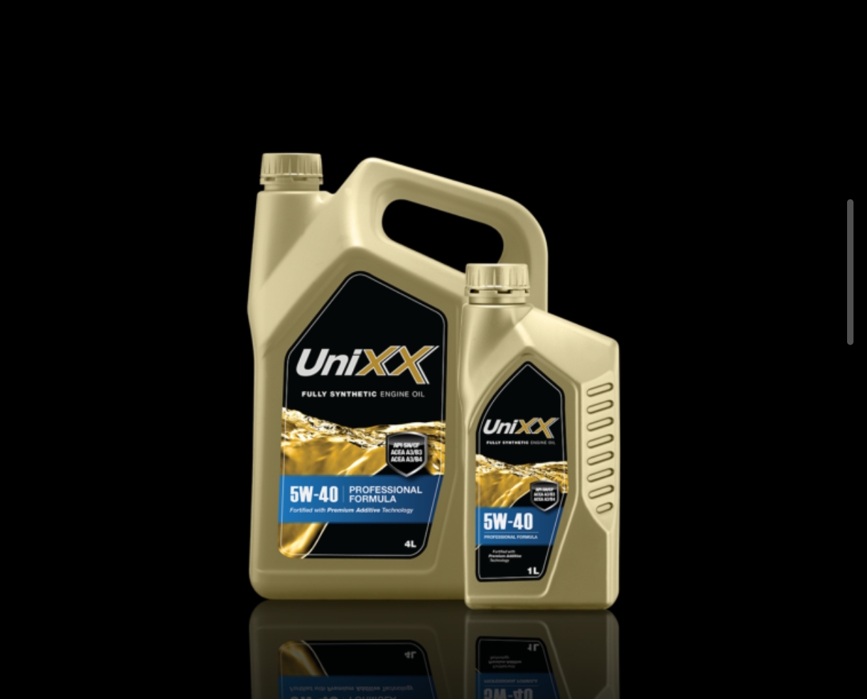 Unixx 5W-40 Professional Formula — Fully Synthetic engine oil
